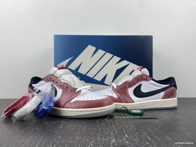 LOW AIR 'RED BLACK' ROOM OG X FN0432-017 1 JORDAN TROPHY 1017